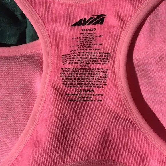 ☝🏻One left!! - Hot Pink Avia Sports bra Size Xxl - Picture 4 of 5